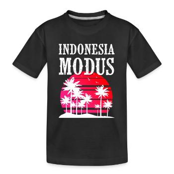 Mode Indonésie - T-shirt bio Premium Enfant - noir - Devant