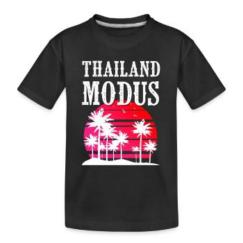 Mode Thaïlande - T-shirt bio Premium Enfant - noir - Devant