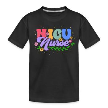 Hôpital d’infirmières de l’USIN - T-shirt bio Premium Enfant - noir - Devant