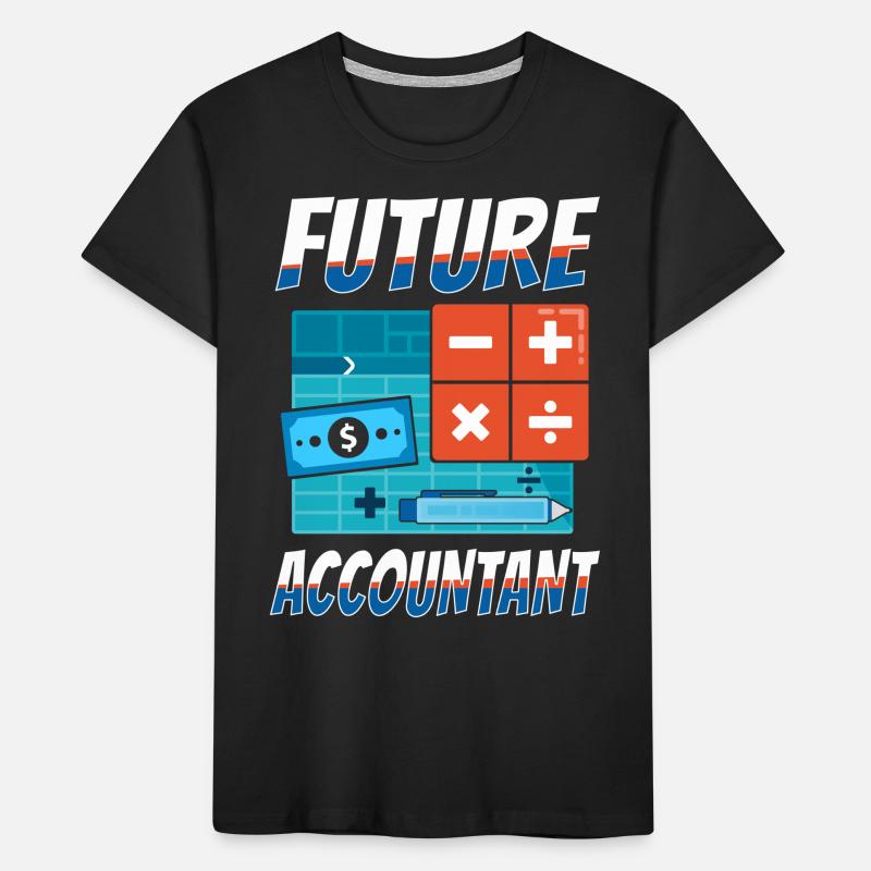 Comptable Comptable Comptable Comptabilité T-shirt bio Premium Enfant