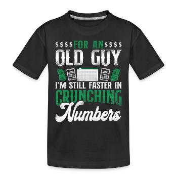 Comptable Comptable Comptable Comptabilité - T-shirt bio Premium Enfant - noir - Devant