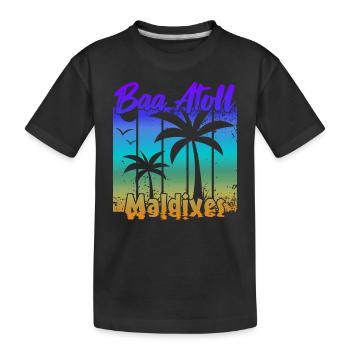 Baa Atoll Maldives - T-shirt bio Premium Enfant - noir - Devant