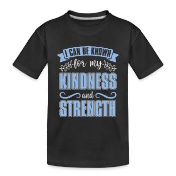 Santé mentale Café Je peux être connu Soins Anxiété - T-shirt bio Premium Enfant - noir - Devant