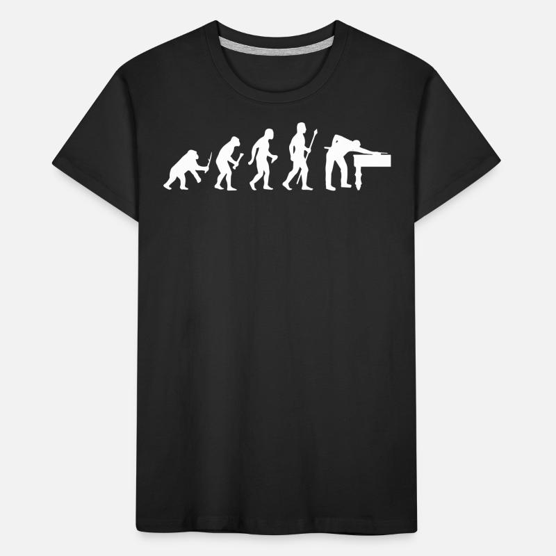 Billiard development, pool game, billiards player Kids' Premium Organic T-Shirt