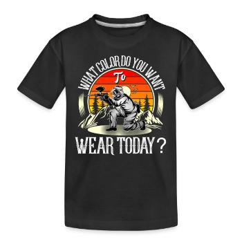 Paintball - T-shirt bio Premium Enfant - noir - Devant