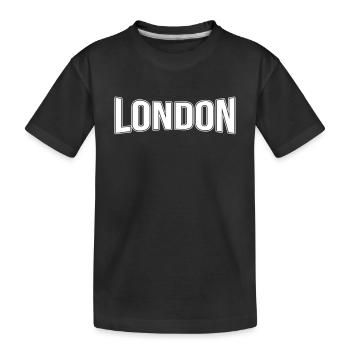 Londres - T-shirt bio Premium Enfant - noir - Devant
