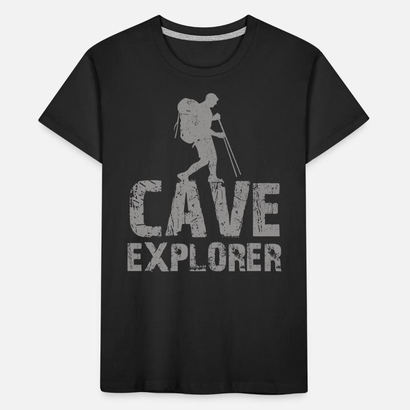 Speleologist Caving Cave Cave Kids' Premium Organic T-Shirt
