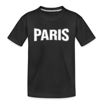 Paris - T-shirt bio Premium Enfant - noir - Devant