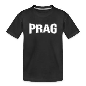 Prag - Kinder Premium Bio T-Shirt - Schwarz - Vorne