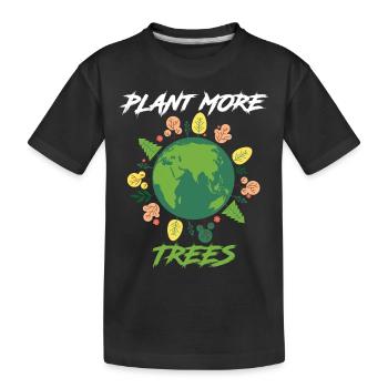 Jour de la Terre Jour de la Terre Protection de l’environnement Environnement Nature - T-shirt bio Premium Enfant - noir - Devant