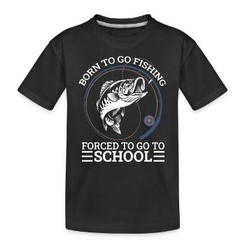 Pêcheurs Pêche Pêche Pêcheurs Pêcheurs Poisson Poisson - T-shirt bio Premium Enfant - noir - Devant