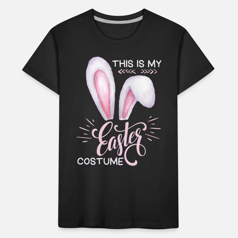 Easter , funny saying, rabbit ears, Easter Kids' Premium Organic T-Shirt