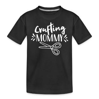 Artisanat Maman Mère Artisanat Amateur - T-shirt bio Premium Enfant - noir - Devant