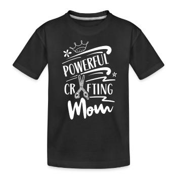 Grand Artisanat Maman Artisanat Mère Amateur - T-shirt bio Premium Enfant - noir - Devant