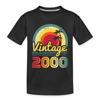 2000 - T-shirt bio Premium Enfant - noir - Devant