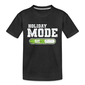Mode vacances sur Vacances Loisirs Vacances - T-shirt bio Premium Enfant - noir - Devant