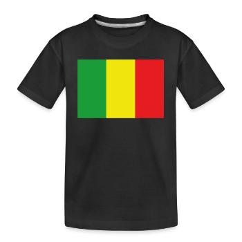 Drapeau officiel du Mali Malian Country Pride - T-shirt bio Premium Enfant - noir - Devant