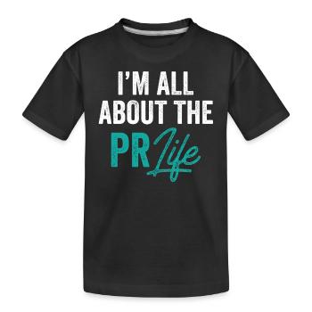 Pour moi, il s’agit de la profession de relations publiques de la vie de relations publiques - T-shirt bio Premium Enfant - noir - Devant
