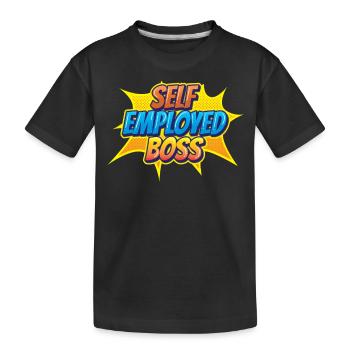 Patron indépendant Pigiste Indépendant - T-shirt bio Premium Enfant - noir - Devant