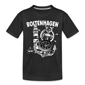 Boltenhagen - Kids' Premium Organic T-Shirt - black - Front