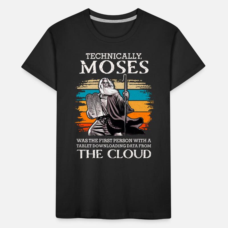 Moises First upload data tablette anglaise T-shirt bio Premium Enfant