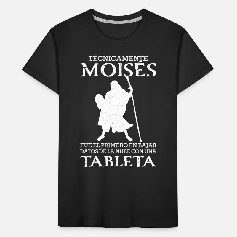 Moises First Daten-Cloud-Tablet hochladen Kinder Premium Bio T-Shirt