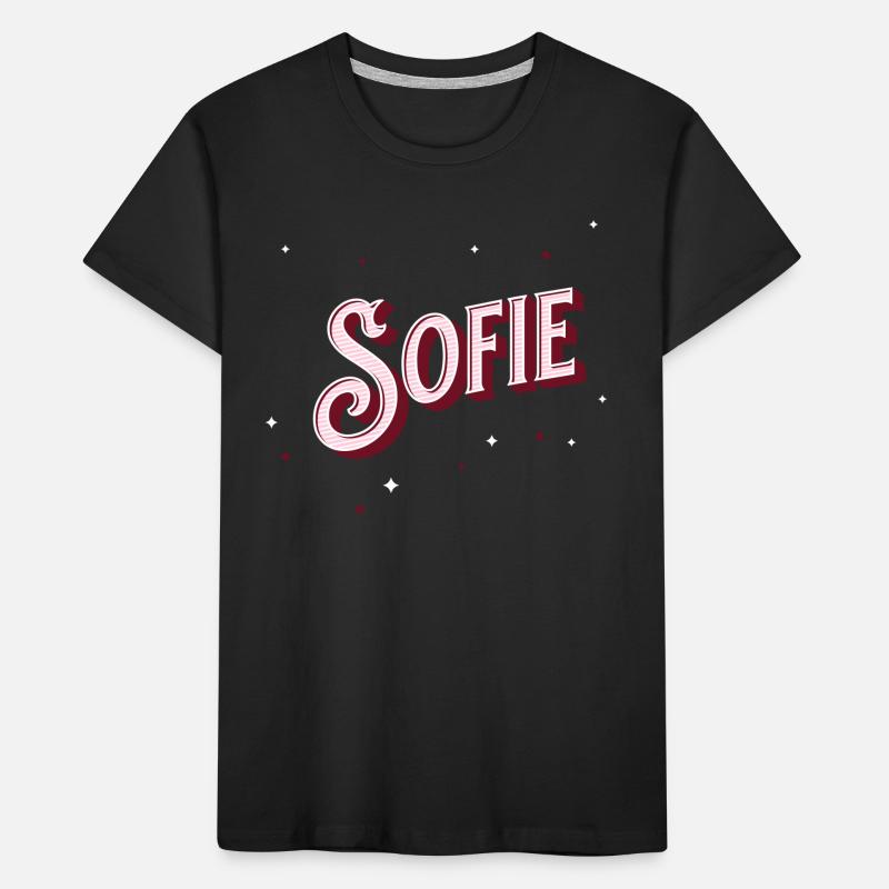 Sofie Name Personalized Kids' Premium Organic T-Shirt