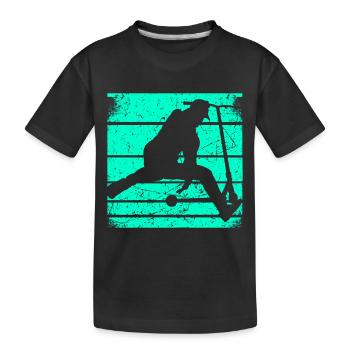 Stunt Scooter pour enfants Stunt Scooter Scooter - T-shirt bio Premium Enfant - noir - Devant