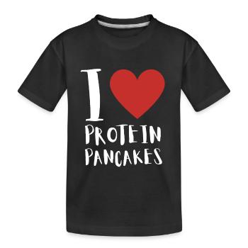Syrup For Pancakes Flipping Flapjack Breakfast - Kids' Premium Organic T-Shirt - black - Front