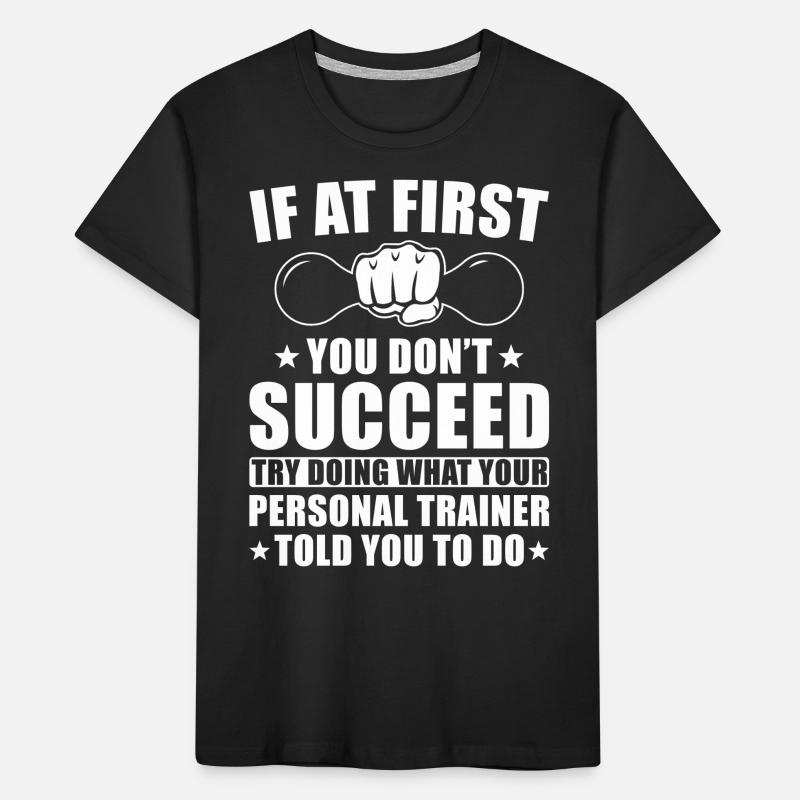 Personal Trainer Geschenk Kinder Premium Bio T-Shirt
