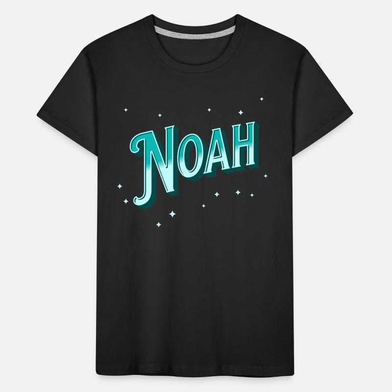 Noah names personalized Kids' Premium Organic T-Shirt