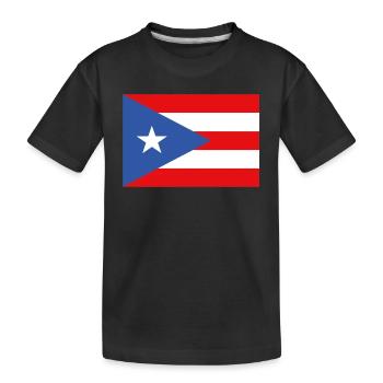 Officiel Portoricains Flag Ricans Country Pride - T-shirt bio Premium Enfant - noir - Devant