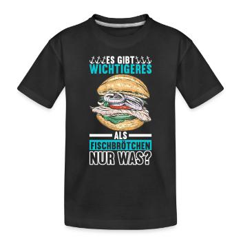 Ostsee Heimat Norddeutschland - Kinder Premium Bio T-Shirt - Schwarz - Vorne