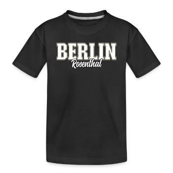 Berlin Rosenthal - Kinder Premium Bio T-Shirt - Schwarz - Vorne