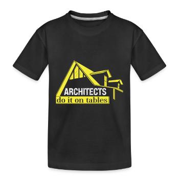 Architecte Cadeau Profession Architecture Emploi Architecte - T-shirt bio Premium Enfant - noir - Devant