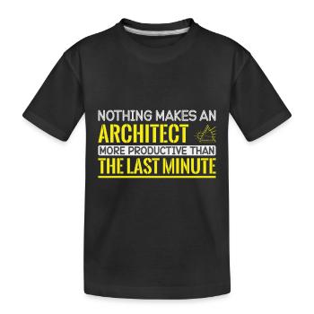Architecte Cadeau Profession Architecture Emploi Architecte - T-shirt bio Premium Enfant - noir - Devant