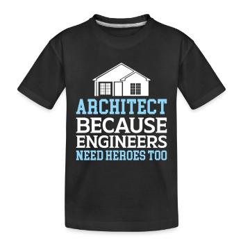 Architecte Cadeau Profession Architecture Emploi Architecte - T-shirt bio Premium Enfant - noir - Devant