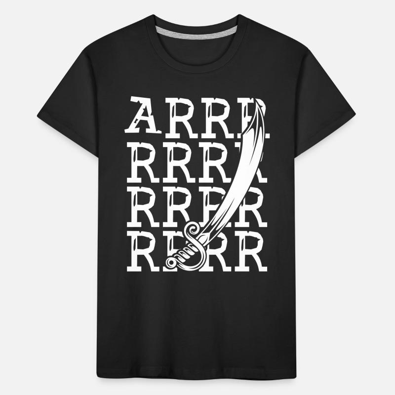 Arrrr Pirate Épée T-shirt bio Premium Enfant