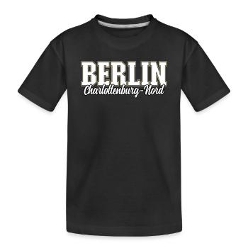 Berlin Charlottenburg-nord - Kinder Premium Bio T-Shirt - Schwarz - Vorne