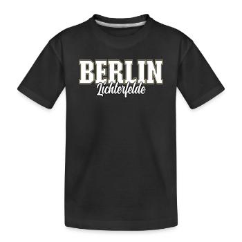 Berlin Lichterfelde - Kinder Premium Bio T-Shirt - Schwarz - Vorne