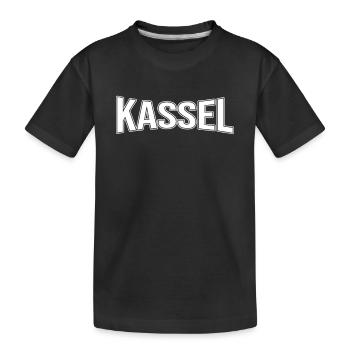 Kassel - Kids' Premium Organic T-Shirt - black - Front