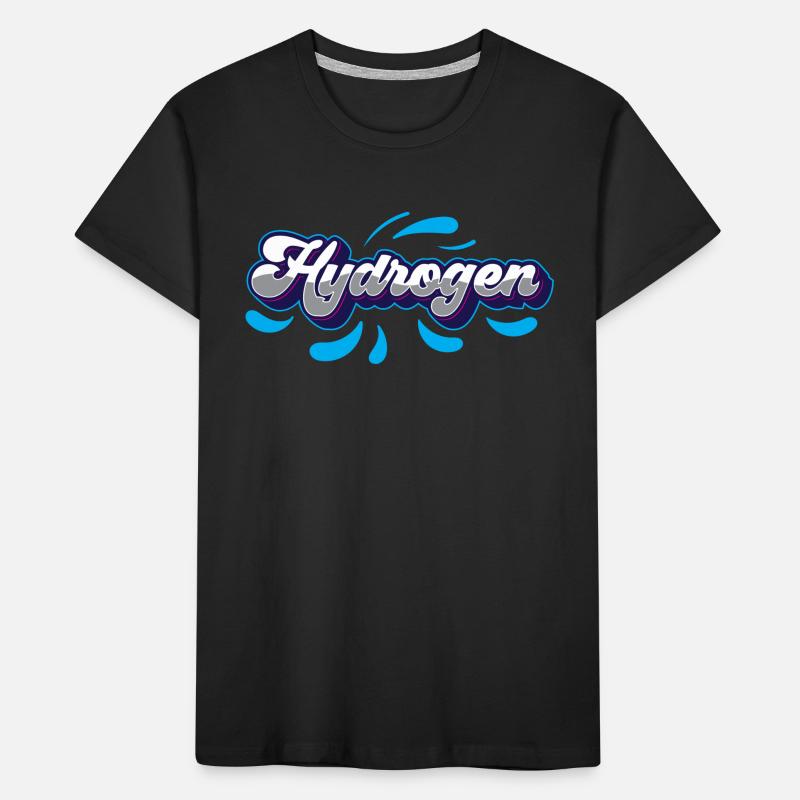 Hydrogène Hydrogène Élément d’énergie T-shirt bio Premium Enfant