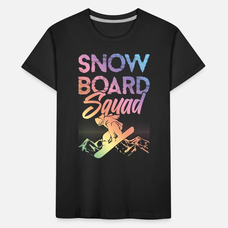 Équipe de snowboard T-shirt bio Premium Enfant