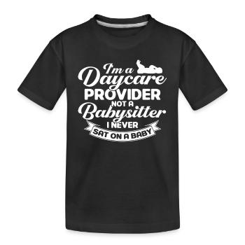 Baby-sitter Gift Babysitting Meilleure baby-sitter - T-shirt bio Premium Enfant - noir - Devant