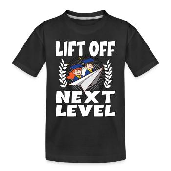 Schule Studuim Abschlussfeier Bestanden - Kinder Premium Bio T-Shirt - Schwarz - Vorne