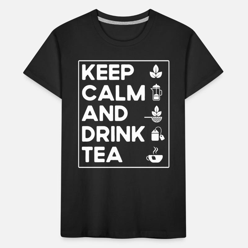 Tea Drinker Tea Lover Gift Tea Kids' Premium Organic T-Shirt