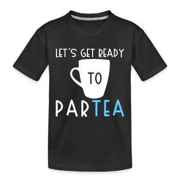Buveur de thé Tea Lover Gift Tea - T-shirt bio Premium Enfant - noir - Devant