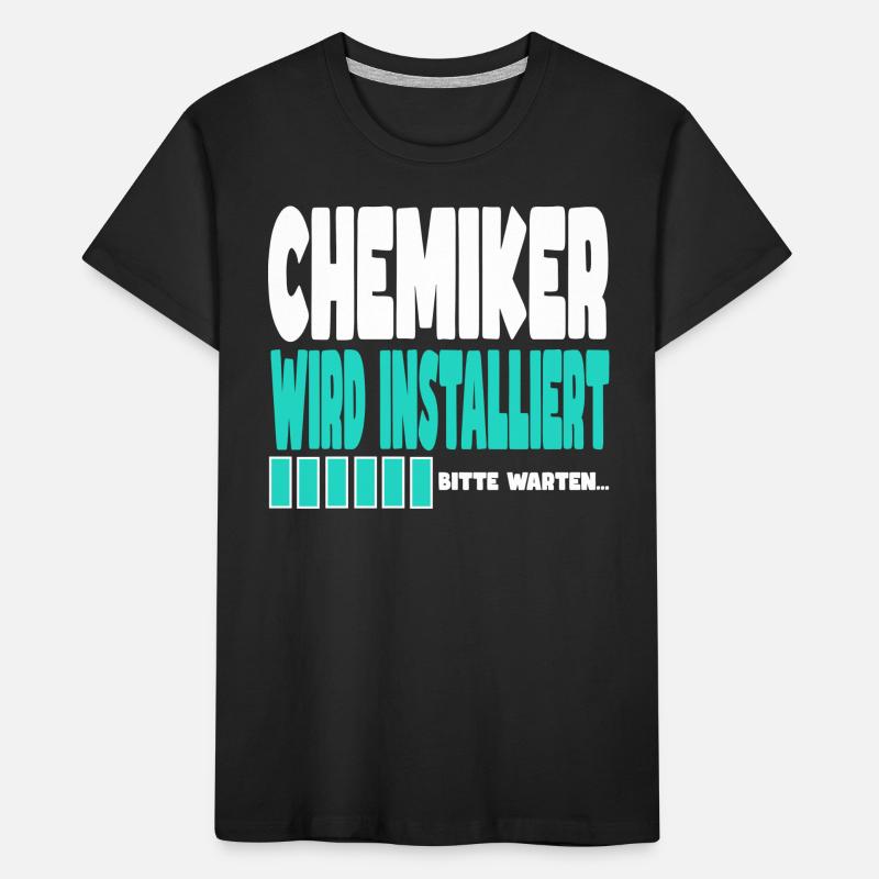 Chemiker wird installiert Kinder Premium Bio T-Shirt