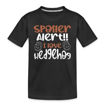 SpoilerS J’adore les hérissons - T-shirt bio Premium Enfant - noir - Devant