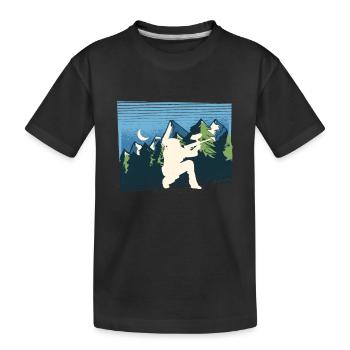 Joueur de Paintball Paintball - T-shirt bio Premium Enfant - noir - Devant